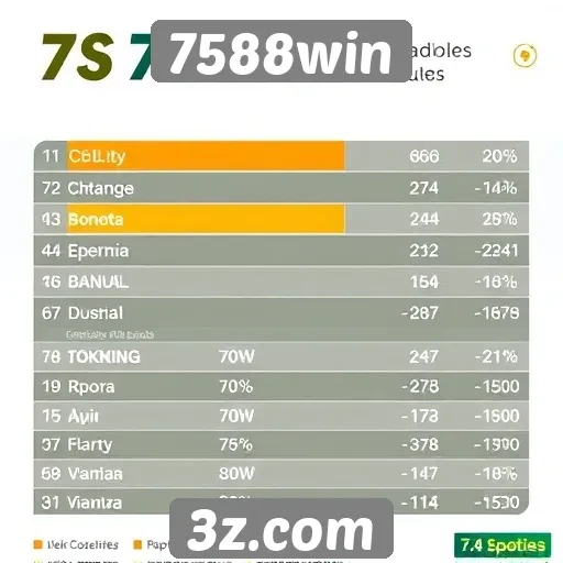 Estatísticas de jogadores ativos no 7588win