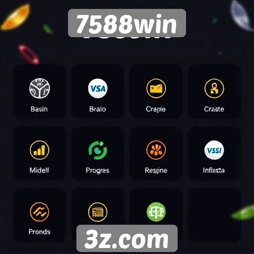 Opcões de pagamento disponíveis no 7588win